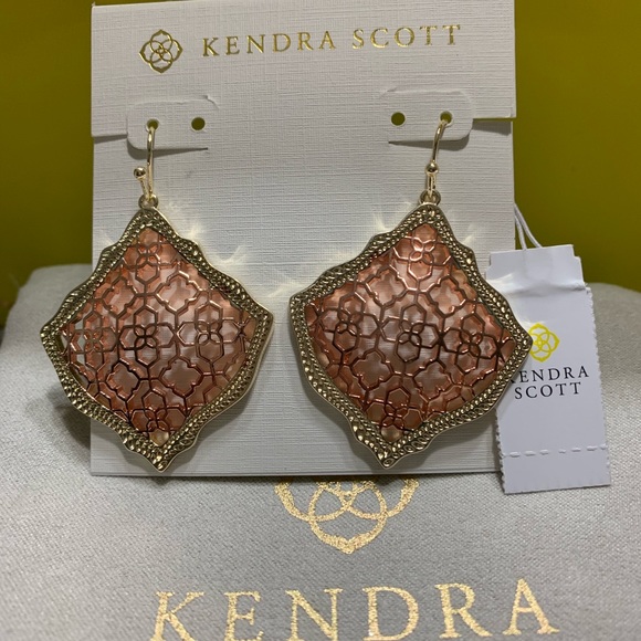 New Kendra Scott Kirsten Filigree Earrings - Picture 4 of 7